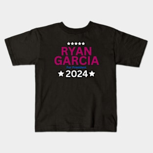 RYAN GARCIA For President trump 2024 keep america great  republican Kids T-Shirt